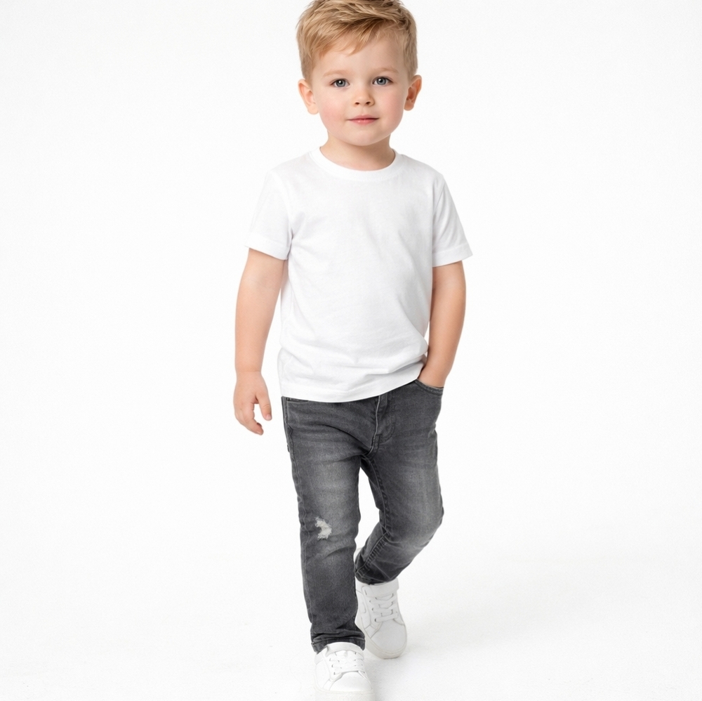 NWT Kenneth‎ Cole New York Slim Fit Grey Organic Cotton Denim Jeans 3T Kids